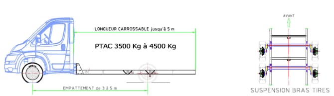 chassis surbaissé 1 essieu